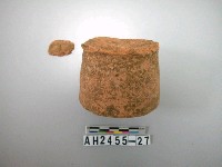 藏品(紅色粗砂圈足殘件)的圖片